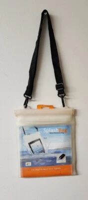 SPLASH BAG Water Resistant Bag Smart Phones Tablets Wallet, etc w/ Audio Port - Image 1 of 4