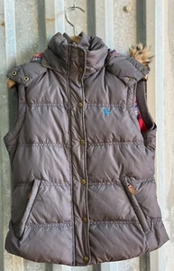 Jack Wills - Women's Hooded Down Gilet / Bodywarmer, Nylon Shell UK10 - Picture 1 of 12