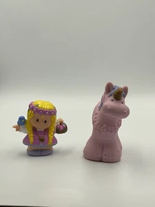 Little People rosa und lila Einhorn & Fee rosa und lila Fisher-Price 2003 - Bild 1 von 6