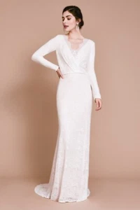 NWT Tadashi Shoji Renie Blouson Sleeve Gown US 2 - Picture 1 of 3
