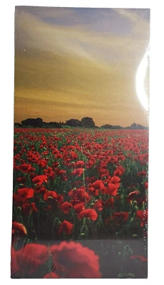 Wall Art Poppy Field Canvas Print Stretched onto Frame Floral Red Farm - Image 1 of 4