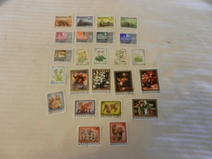 Lot of 24 Hungary Stamps, from 1976-1979 Trains, Olympics, Flowers, Art, More - Picture 1 of 4
