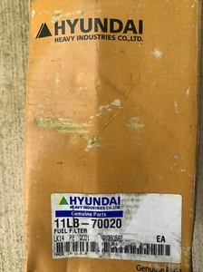 Hyundai Fuel Filter 11LB-70020 (380) Genuine Parts Filter 11LB70020 - Picture 1 of 2