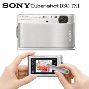Sony Cyber ​​Shot DSC-TX1 10.2MP 4x Optical Zoom Digital Camera - Silver - Picture 1 of 5