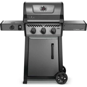 Napoleon Freestyle 325 Propane Gas Barbecue 46"Hx49"W W/ Range Side Burner, Grey - Picture 1 of 8