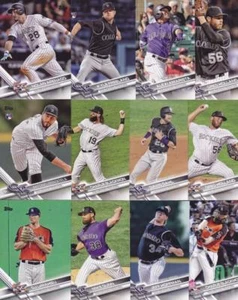 2017 TOPPS UPDATE COLORADO ROCKIES team set (12 cards) SENZATELA RC - Picture 1 of 1