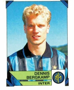 FUSSBALLSPIELER PANINI 1993-1994 FIGUR NR. 108 DENNIS BERGKAMP (ROOKIE) INTER - Bild 1 von 2