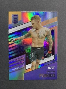 2022 Panini Chronicles Elite UFC Dustin Poirier Silver Foil