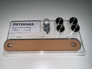 IKEA OSTERNAS 153mm 6" gegerbtes Leder Küchenschrankgriffe 2 Stück NEU - Bild 1 von 5