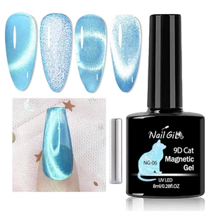NAILGIL Cat Eye Gel Nagellack Mit Magnet, Cat Eye Magnetic Gel Polish Soak off U - Bild 1 von 8