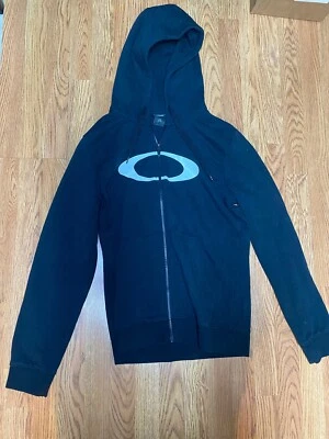 Sudadera con capucha negra Oakley - nueva con etiquetas para hombre talla M/M negra/blanca - #35460 Foto 1 de 4