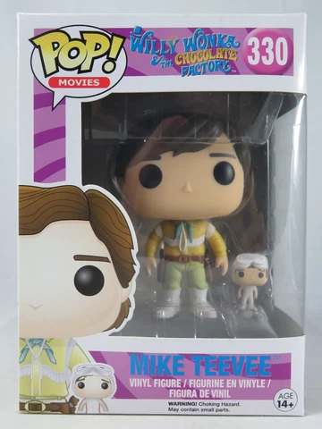 Movies Funko Pop - Mike Teevee - Willy Wonka - No. 330 - Free Protector Cover