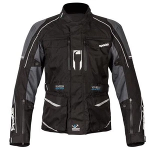 Spada City Nav Motorcycle Jacket Mens Textile Waterproof Touring Jackets Black - Picture 1 of 7