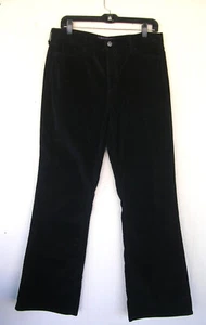 NYDJ Black sz 12 Corduroy Jeans Style 5 Pocket Bootcut Cords - Picture 1 of 3