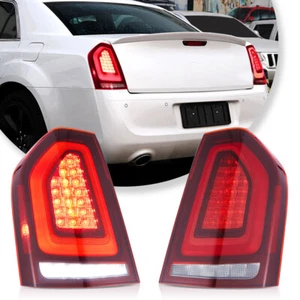 For 11-14 Chrysler 300 Lancia Thema LED Taillights Assembly Red Rear w/Animation - Picture 1 of 16