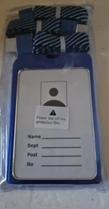 3 Plastic Business Card Holder ID Card Neck Strap Holder Badge Work Lanyard Tag - Picture 1 of 3