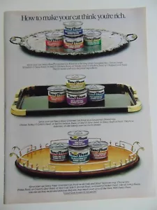 1986 FANCY FEAST Make Your Cat Think Your Rich vintage print ad - Picture 1 of 1