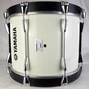 Yamaha 13x18" Powerlite Bass Drum 8-Lug MB6118U Piano White Wrap Japan Vintage - Picture 1 of 9