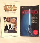 Return of the Jedi 1983 George Lucas film ( VHS and Movie Tie-In Paperback)  