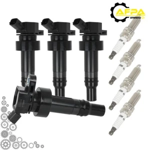 4 Ignition Coils & 4 Spark Plugs For Kia Forte Koup Forte5 1.6L 2014 2015 2016 - Picture 1 of 9