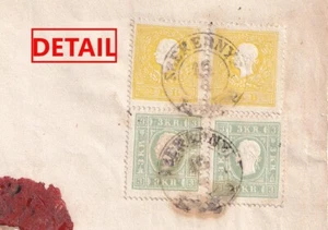 1858 CARPATHO UKRAINE SZEREDNYE AUSTRIAN PERIOD RARE REG 3 COLORS FERCHENBAUER - Picture 1 of 3