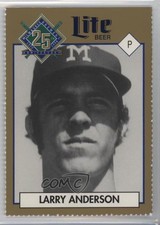 1994 Miller Brewing Milwaukee Brewers 25 Year Commemorative Larry Anderson
