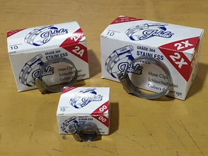 Genuine Jubilee Stainless Steel (304) Hose Clips / Clamps Original Worm Drive  - Picture 1 of 2