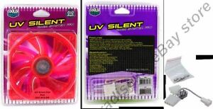 120mm Cooler Master UV Reactive Quiet/Slilent 22dba Fan/Cooler/Blower 12V {RED
