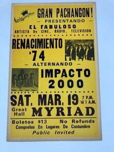 Renacimiento ‘74 - Impacto 2000 - 1970’s Colorcraft poster original - Picture 1 of 6