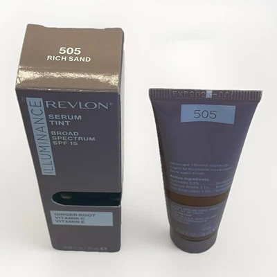 Revlon Illuminance Serum Tint 505 Rich Sand SPF15 Short Dated Clearance - Image 1 of 4