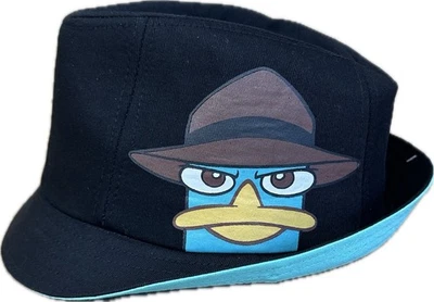 Sombrero - Disney - Phineas y Ferb - Perry Sombrero Disfraz Disfraz Negro Niños NUEVO Foto 1 de 4