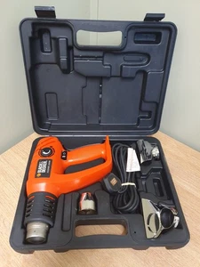 Black & Decker KX2000K Variable Heißluftpistole Abbeizer 2000W mit Koffer, siehe Vid - Bild 1 von 11