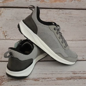 George Men's Knit Casual Sneakers Gray Shoes Size 8 8.5 9  NWT - Picture 1 of 15