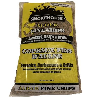 Smokehouse Products ОЛЬХА полностью натуральные лиственные породы древесины курительные чипсы 242 куб. дюйма - Изображение 1 из 4