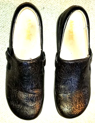 Zapatos Mujer-ALEGRIA-bronce Cuero Repujado 'Kara 996X' Slipons-42 (11.5/12) Foto 1 de 4