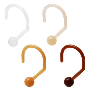 BioFlex / PTFE Flesh Tone Nose Screw Retainer ***** - Picture 1 of 5