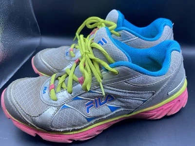 FILA Mujer Talla 7 Rosa/Plateado/Azul/Verde Caminar/Correr Foto 1 de 4