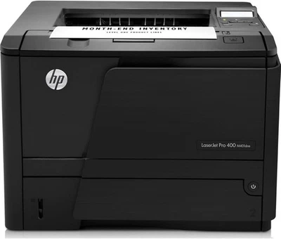 HP LaserJet Pro 400 M401dne Network A4 Mono Laser Duplex Printer-80% Toner Level - Image 1 of 4
