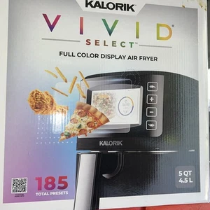 KALORIK VIVID 5-QT. Air Fryer W/ Color Display, Controls & 185 Presets! - NEW! - Picture 1 of 1