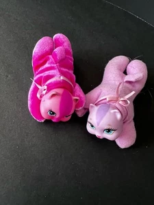 Vintage Hasbro Kitty Surprise Kitten Plush Replacement Babies 1992 Pink Purple - Picture 1 of 4