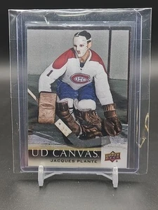 2018-19 UD Canvas Retirement Jacques Plante Montreal Canadiens  - Bild 1 von 1