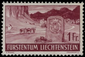LIECHTENSTEIN 148 - Landscapes "Frontier Stone" (pc27300) - Picture 1 of 1