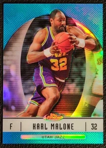 Topps Finest Karl Malone 2006-07/299 refractor azul #47 casi como nuevo ver fotos - Imagen 1 de 15
