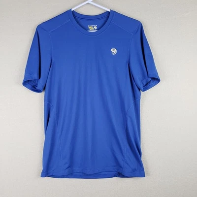 Camiseta deportiva Mountain Hardwear para hombre talla S de secado rápido azul cobalto liso Foto 1 de 4