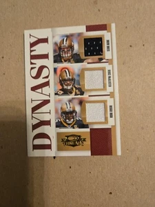 2007 Donruss Threads-Dynasty Materials Of Brees Reggie Bush @ Deuce #rd101/125. - Picture 1 of 12