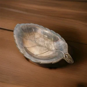 Vintage International Silver Company Number 348 Rose Leaf Serving Dish - Picture 1 of 11