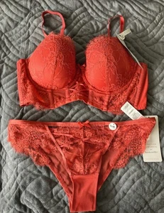 BH Set Hunkemöller 85C +Höschen Gr M. Neu mit Etikett - Bild 1 von 7