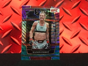 2022 Select UFC Manon Fiorot RC #69 Concourse Green & Purple Prizm - Picture 1 of 2
