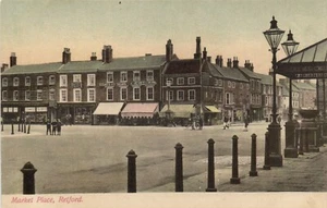 POSTAL VINTAGE PC MARKET PLACE RETFORD NOTTINGHAMSHIRE INGLATERRA (u9204) - Imagen 1 de 2