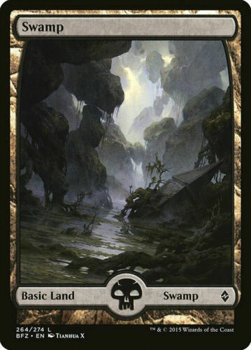 Swamp 264 FULL ART Battle for Zendikar Near Mint Magic the Gathering DNA GAMES - Image 1 of 1